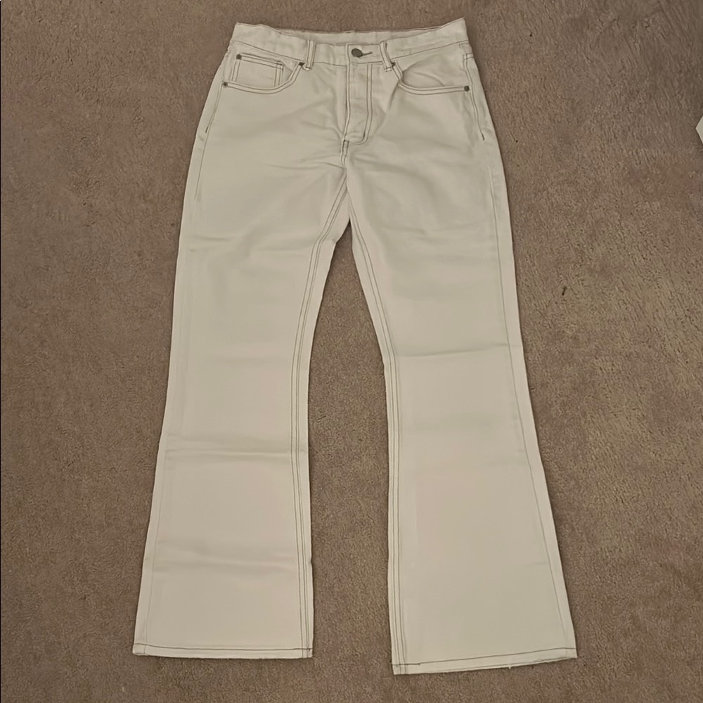 White Flared Jeans